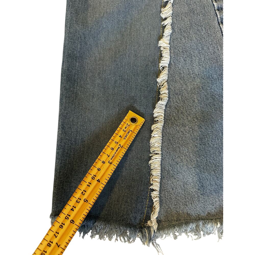 Dr Martens Rare VTG Y2K Flare Jeans W29 L32 Retro Fit Distressed Panel Denim USA - Picture 9 of 12